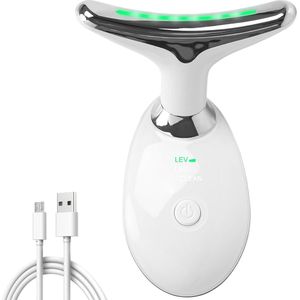 Gezichtsmassageapparaat tegen rimpels en huidversteviging - EMS Trillingsmassage met 3 modi