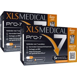 XLS Medical Pro-7 - 2x 180 capsules - gewichtsverlies