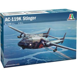 1:72 Italeri 1468 AC-119K Stinger Plane Plastic Modelbouwpakket