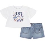 Levi´s ® Kids 1em144 Set Wit,Blauw 36 Months Jongens,Meisjes