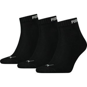 PUMA Men's Basic Quarter Socks (3 Pairs) - Maat 35-38