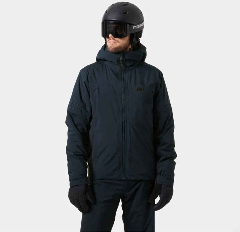 Helly Hansenvoor mannen. 65597 Courchevel jas marine (XXL), Casual, Sportief, Polyester, Sneeuw, Marineblauw