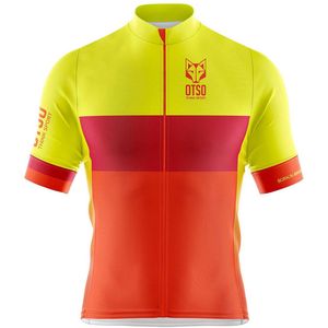 Otso Foc Korte Mouw Wielertrui Rood XL Man