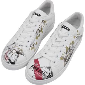 DOGO - Ace Sneakers - Wit - Handgemaakt