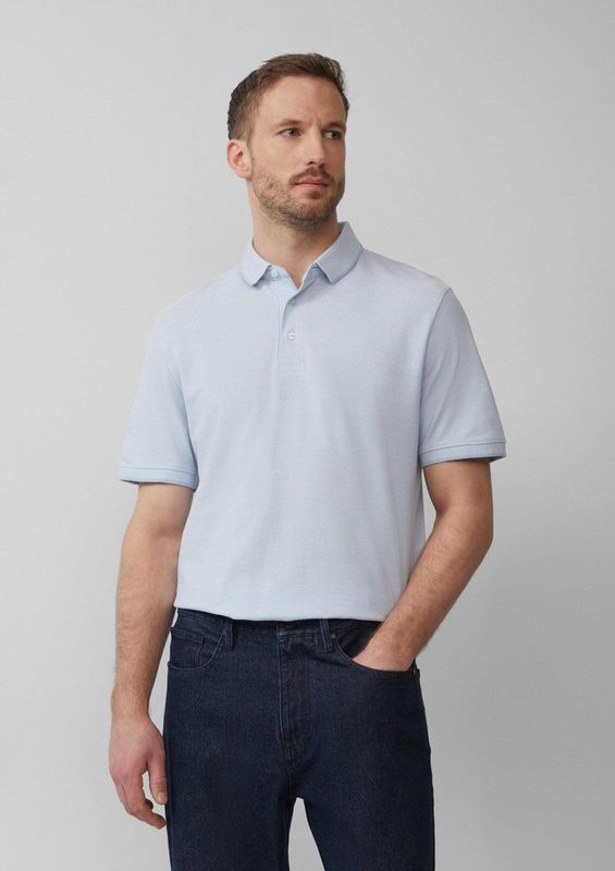 Polo - Gevlamd Piqué Katoen - Korte Mouwen - Casual en Zakelijk