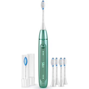 Silk'n SonicYou Elektrische Tandenborstel Geschenkset - met 4-Pack Witte opzetborstels - Groen