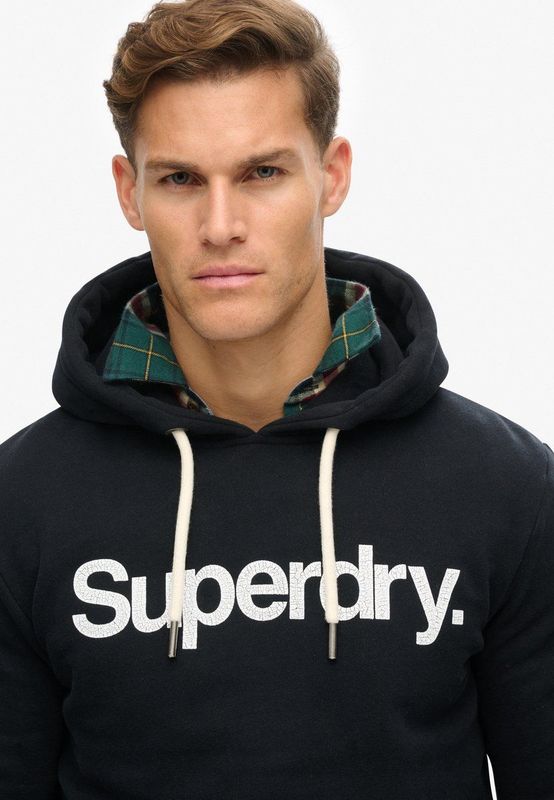Superdry - Hoodie - Heren - Met Core-logo