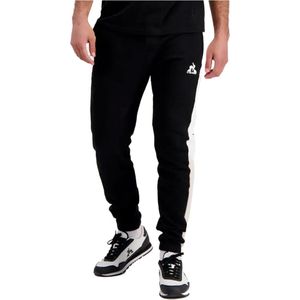 Le Coq Sportif - Contemporain - Joggingbroek - Katoen Fleece - Zwart