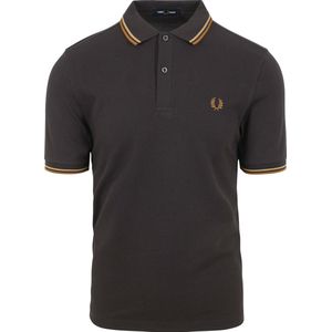 Fred Perry - Polo M3600 Antraciet U93 - Slim-fit - Heren Poloshirt Maat XL
