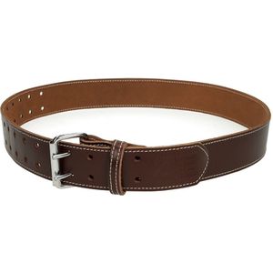 D4E 50MM LEDEREN RIEM IN DONKERBRUIN NERFLEER