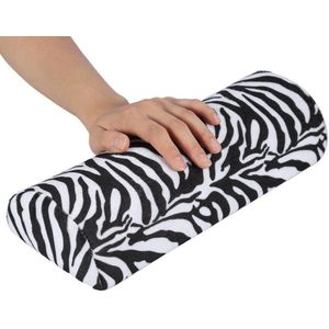 Manicure-gereedschap - Professionele resthandkussen sponshouder voor zacht kussen armleuning - 10 kleuren - zebrapatroon .