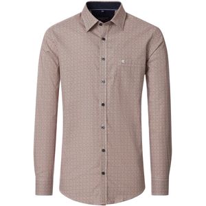 Casa Moda overhemd rood print maat 3XL