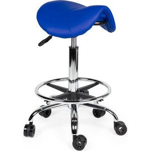 Kapperskruk - Verstelbare Zithoogte - Zwart - Skai-leer