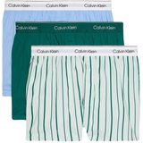 Calvin Klein Underwear Lv00nb4267 Boxers 3 Eenheden Groen,Blauw XS Man
