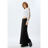 Tshirt - Lint Gedetailleerd - Normale Lengte - Lange Mouw - Ronde Kraag