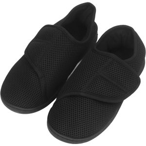 Verstelbare pantoffels met haak en ring voor oedeem en gezwollen voeten (M)