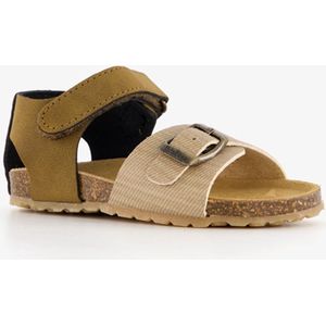 Braqeez leren jongens sandalen cognac - Maat 25