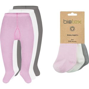 Baby Legging Bio Katoen - 3 Paar - 0 tot 6 maanden