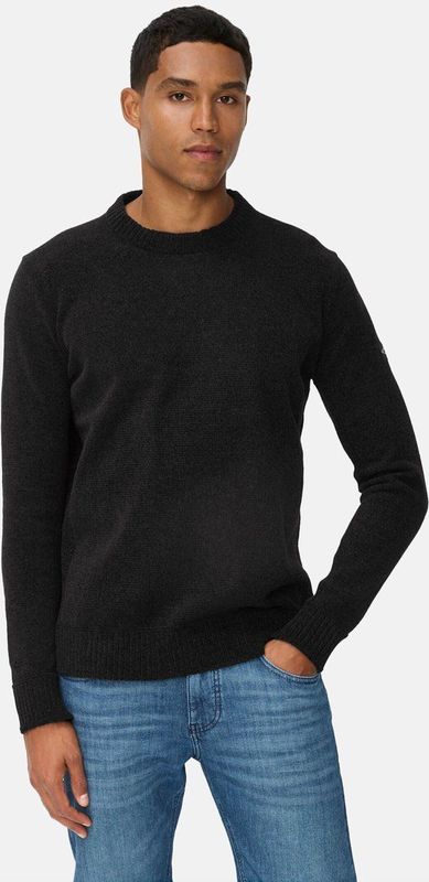 camel active Trui met ronde hals - Maat menswear-S - Zwart