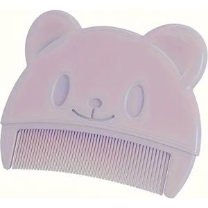 Bergkam - Kam voor hoofdvet - Babykam om berg te verwijderen - Schone baby hoofdhuid - Paars