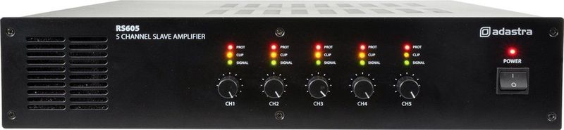 Adastra - RS605 - 100V Slave Versterker - 5x 60W - 5-Zone