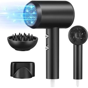 Ionische Föhn met Diffuser - Professionele Föhn met Diffuser - Haardroger - Reis Föhn