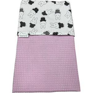 baby deken kinderwagen deken wieg deken oud roze nijntje 60 x 90 cm
