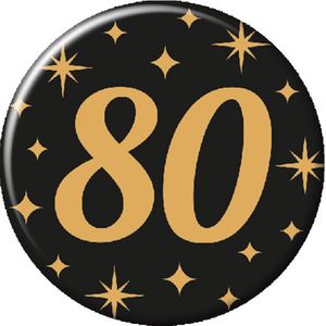 Paperdreams - Button Classy Party - 80 jaar