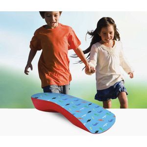FootActive Kids Inlegzolen - Dé Hielspoor Zooltjes - Voor Kinderen - Steunzolen - Verhelp Voetgerelateerde Klachten - S 32 - 34