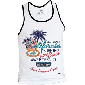 Miami Beach | Mouwloos T-shirt | Tanktops | Singlet | Climacontrol |389 | Maat S