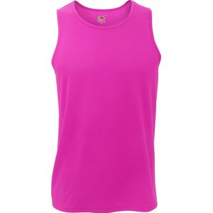 Fruit Of The Loom Heren Vochtafvoerende Prestatie Vest Top (Fuchsia)