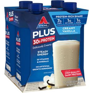 Atkins | Protein Shake | Creamy Vanilla | 4 Stuks | 4 x 325 ml