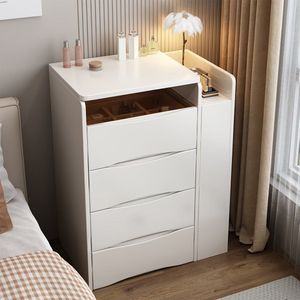 Kaptafel – Make-up Tafel – Opmaaktafel – Schminktafel – Verzorgingstafel – Wit – Slank Ontwerp – Kantelbare Spiegel Met Laderuimte