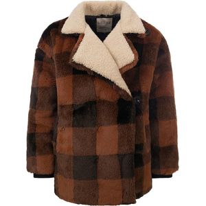 Looxs Revolution 2131-5220-471 Meisjes Jas - Maat 116 - Bruin van nnb