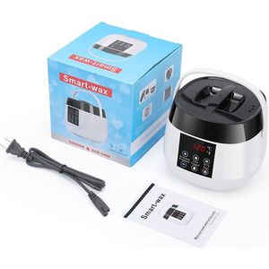 Mini-WAX/ Digitaal / HARS VERWARMER voor ontharing -Niet-klevend-Capaciteit 180 ml -Verhit wax moeiteloos- Draagbaar- Ideaal voor kleine ruimtes - Eenvoudig schoon te maken-zwart/R 55