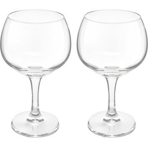 Fjesta Cocktailglazen Gin Tonic – Gin Tonic Glazen - Plastic Cocktailglazen – Kunststof Cocktailglazen – Kunststof Glazen – Plastic Glazen – 35cl – Transparant – 2 Stuks