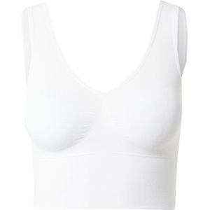 Magic Bodyfashion Maagband BH - Bamboe comfort Shape bra - XL - Wit.