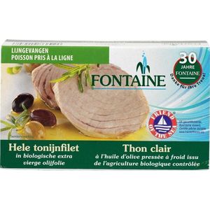 Fontaine Tonijnfilet in olijfolie 120 gram