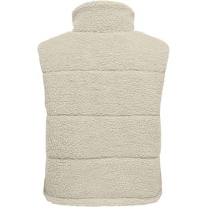 Only Onlsandra Teddy Waistcoat Life Pumice Stone BEIGE XS