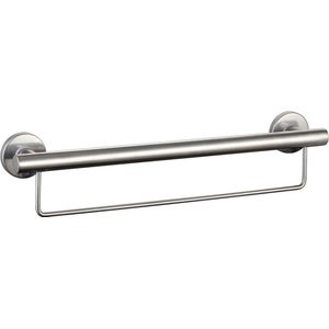 Wandbeugel RVS met handdoekrek 60 cm - Handgreep/ wandgreep voor badkamer/ douche/ toilet - Badgreep/ douchegreep