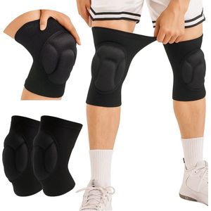 Turtle Shell Kniebeschermers – 1 Paar – Maat M – Comfortabele Spons Knie Pads – Dikke & Elastische Sport Kniebescherming – Huidvriendelijk & Ademend – Schokabsorberend & Antislip – Unisex Brace voor Volleybal, Fitness & Fietsen – Zwart
