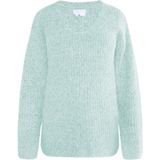 usha - Lynnea - Trui - Mintgroen - Losse Pasvorm - Lange Mouw