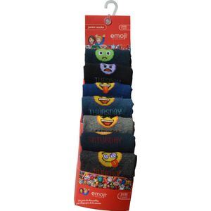 Emoji Sokken / Kousen Multipack Jongens Maat 27/30