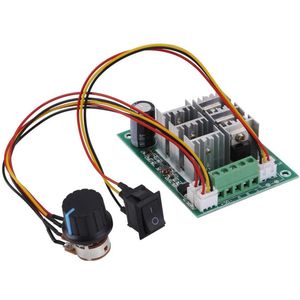 3-fasen Borstelloze Motor Snelheidsregelaar Hektype Terminal Ondersteuning Motor CW CCW Omkeerbare Schakelaar met Verstelbare Potentiometer 3.15x2.36x1.1inch - DC5-36V 15A