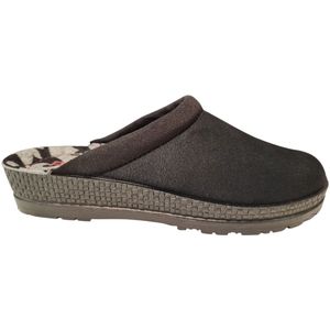 Rohde Zwarte Dames Pantoffel Open Hiel - Zwart - 38