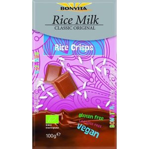 Bonvita Rijstmelk chocolade rice crispy bio (100g)
