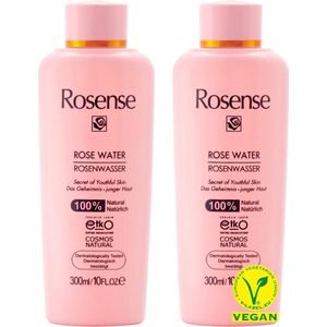 Rosense - Rozenwater - 200*2 ml- 100% Puur- Gezichtswater - Gezichtsverzorging