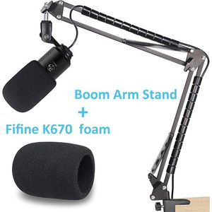professional microphone arm - QuadCast Boom Arm Stand / microfoonhouder, microphone arm standard adjustable microphone stand - Microfoonstandaard