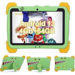 Equivera Kindertablet - Tablet voor Kinderen - Educatieve Tablet - Spelletjes - Ouderlijk Toezicht
