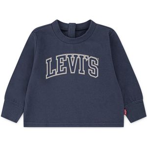 Levi's - Kids Collegiate - T-shirt - Blauw - Lange Mouwen